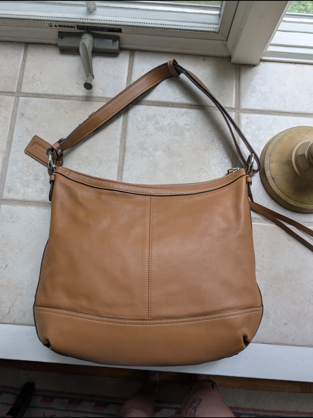 Coach Brown Leather Shoulder Bag - Picture 3 of 6